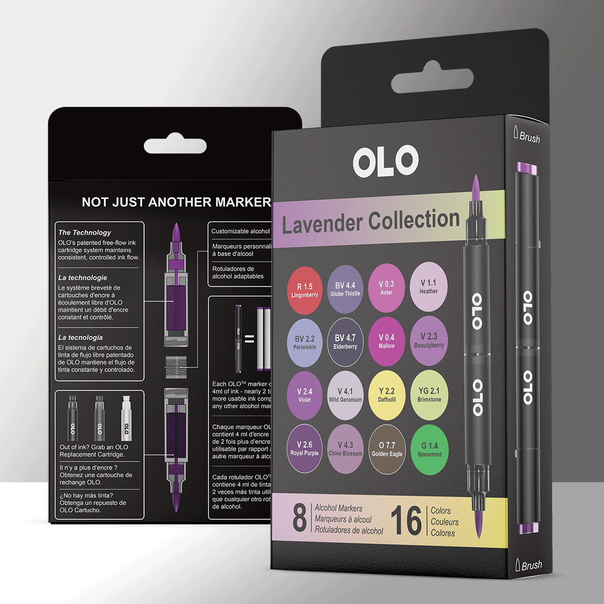 Olo 8 Piece Set Lavender