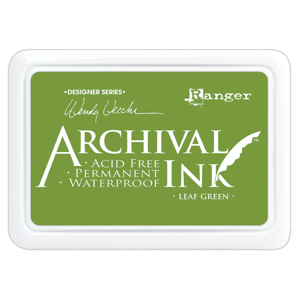 Ranger Archival Ink Pad Wendy Vecchi Leaf Green