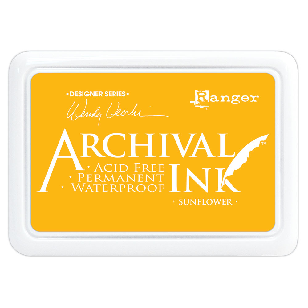 Ranger Archival Ink Pad Wendy Vecchi Sunflower