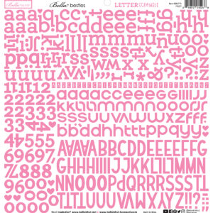 Bella Boulevard Letter Scramble Alpha Stickers Peep