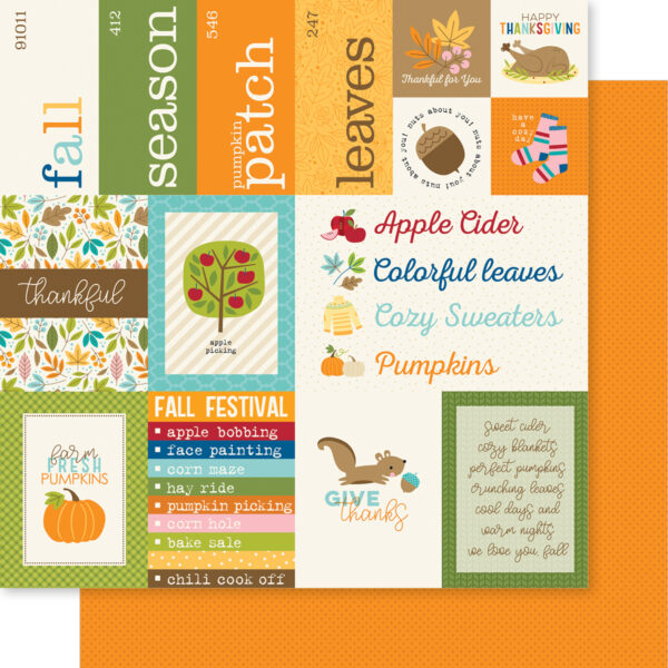 Bella Boulevard 12X12 One Fall Day Daily Details