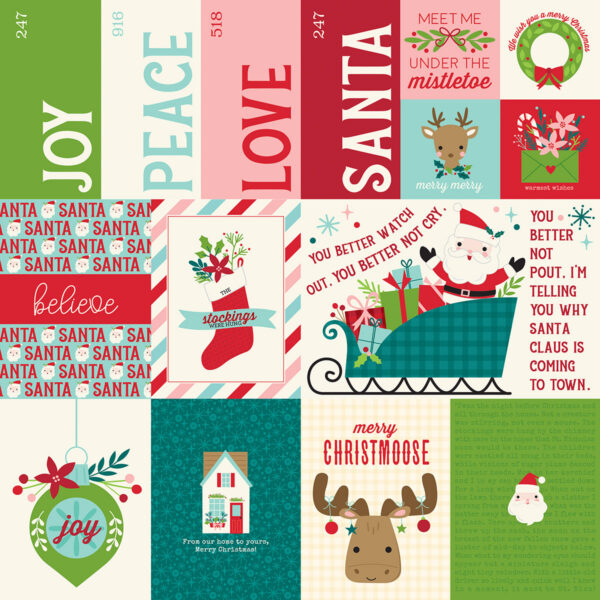 Bella Boulevard 12X12 Merry Little Christmas Daily Details