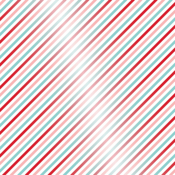 Bella Boulevard Candy Cane Stripe Clear Cuts