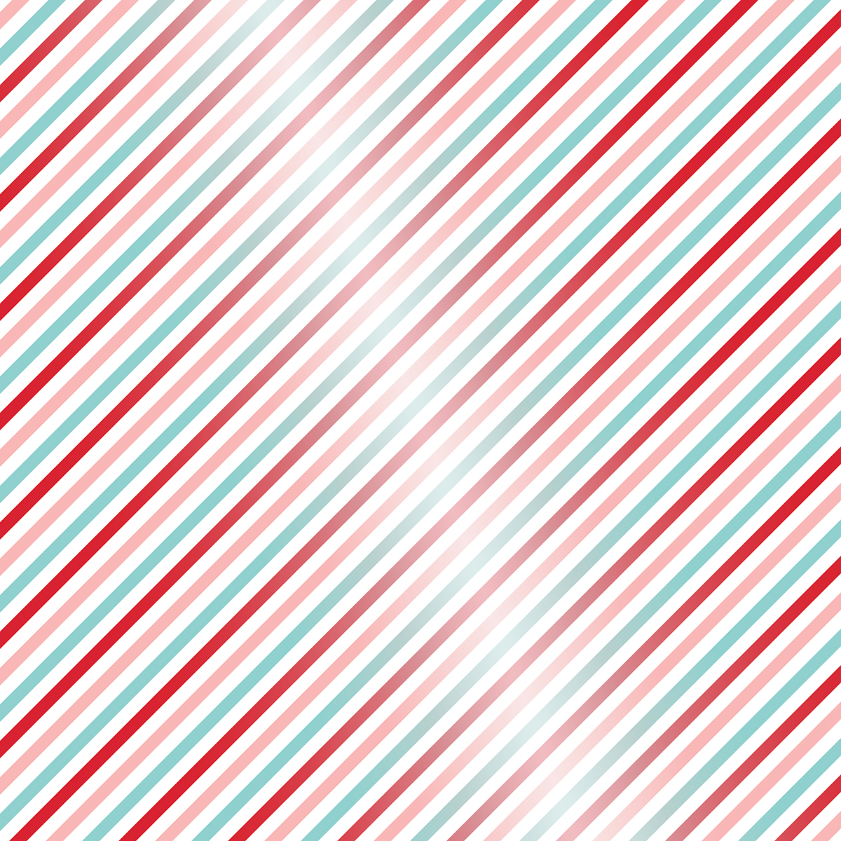 Bella Boulevard Candy Cane Stripe Clear Cuts