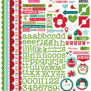 Bella Boulevard Merry Little Christmas Doohickey Cardstock Stickers