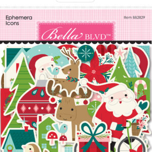 Bella Boulevard Merry Little Christmas Ephemera Icons