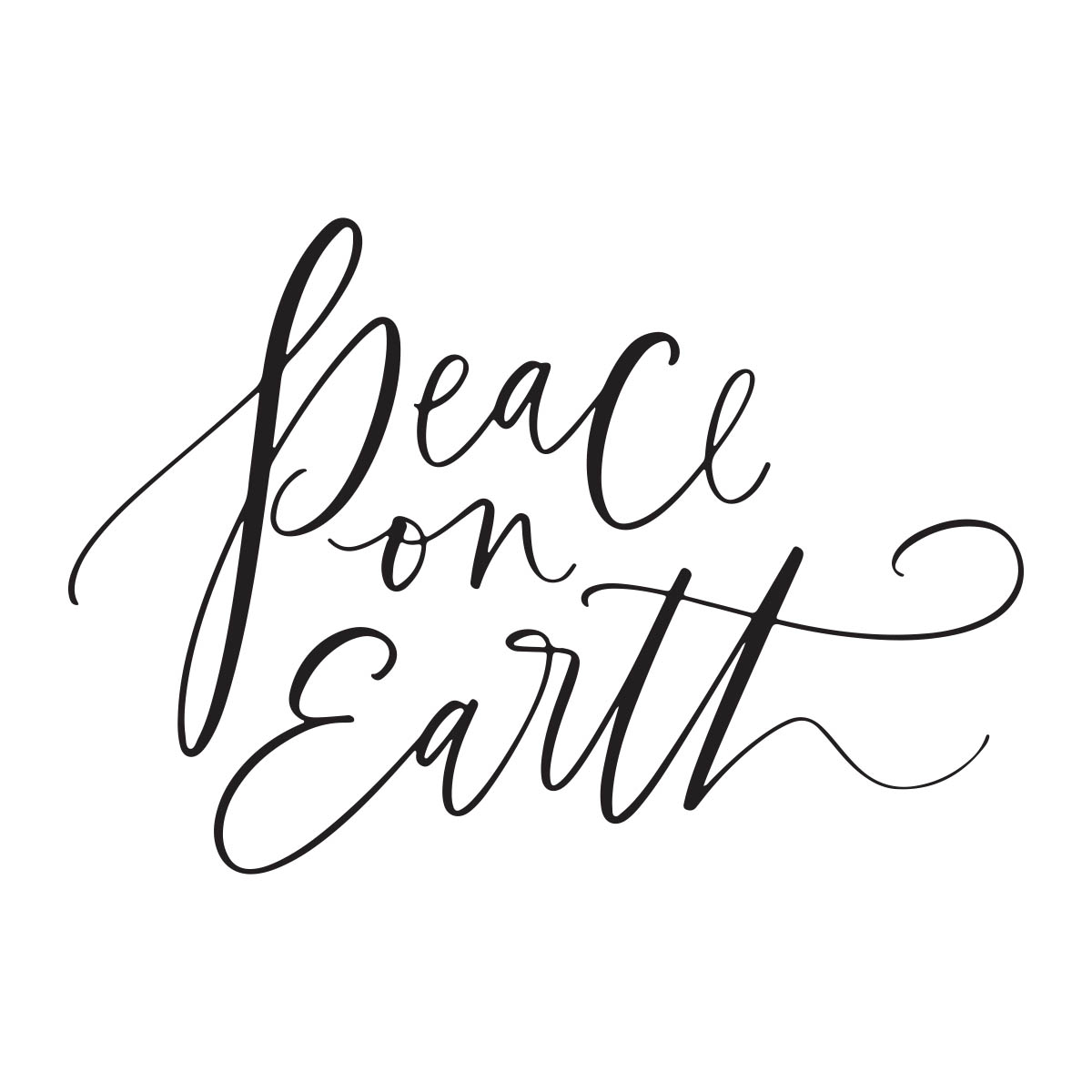 Spellbinders Betterpress Plate Peace On Earth