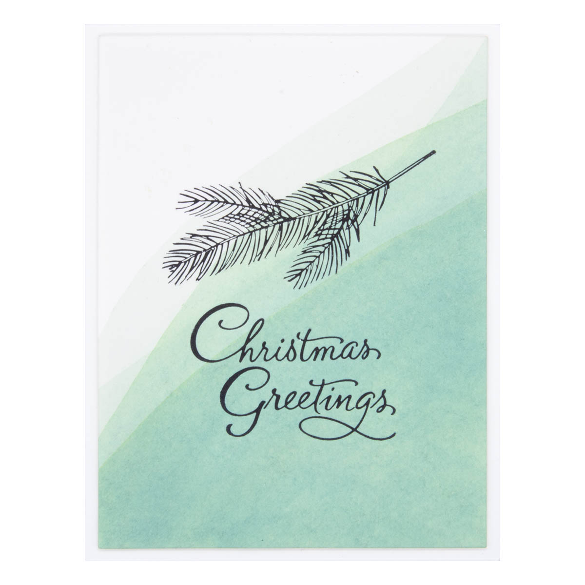 Spellbinders Betterpress Plate Evergreen Branches