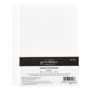 Spellbinders Betterpress A7 118 Lb Card Panel Porcelain