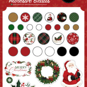 Carta Bella A Wonderful Christmas Adhesive Brads