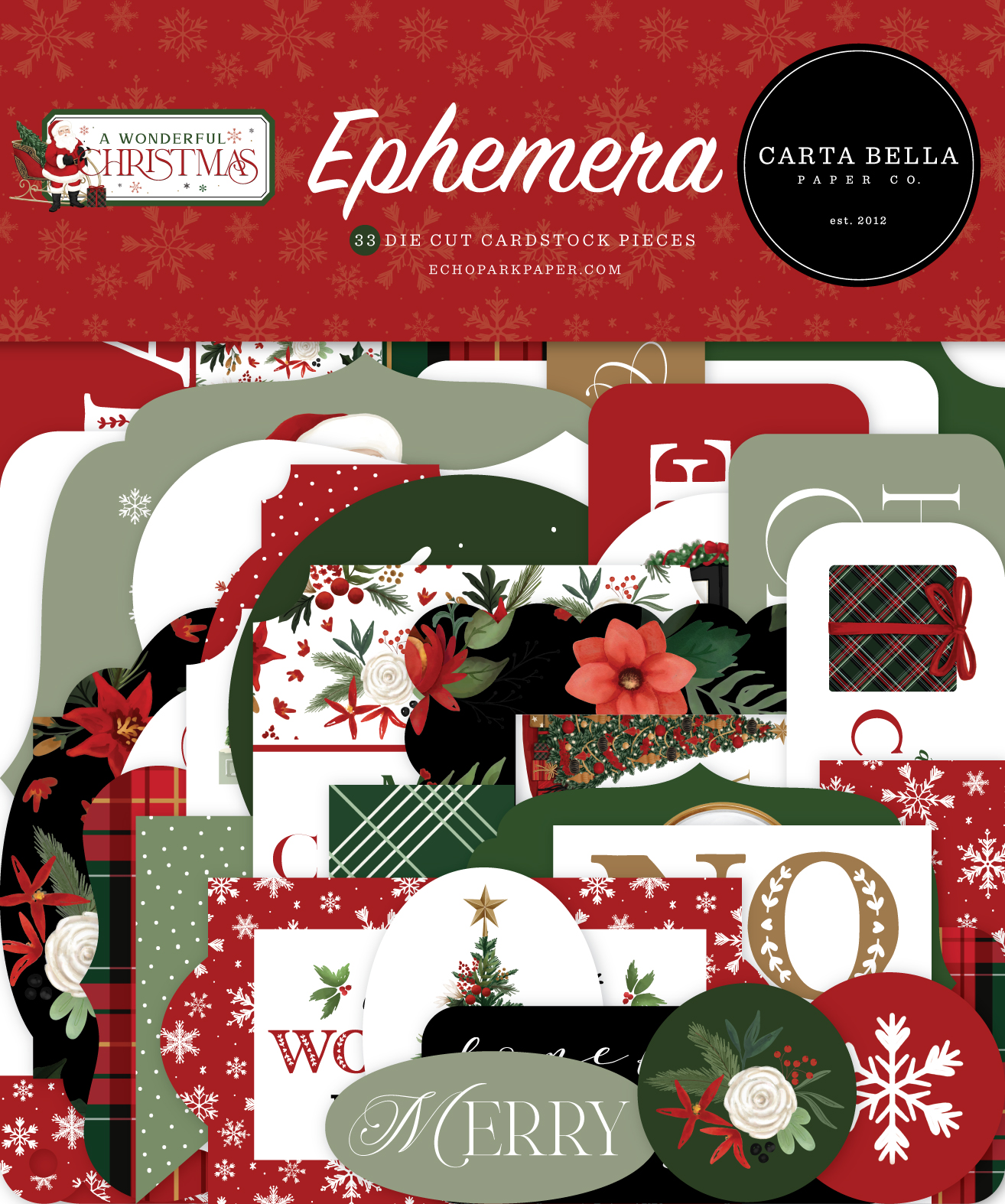 Carta Bella A Wonderful Christmas Ephemera