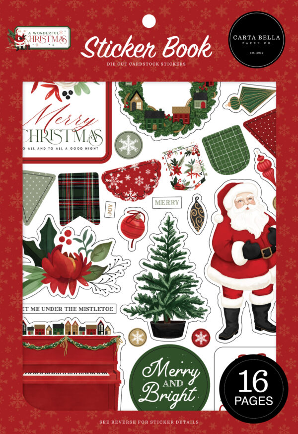 Carta Bella A Wonderful Christmas Sticker Book