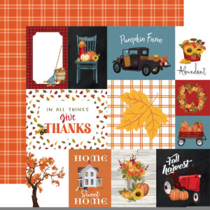 Carta Bella Fall Fun 12X12 Multi Journaling Cards