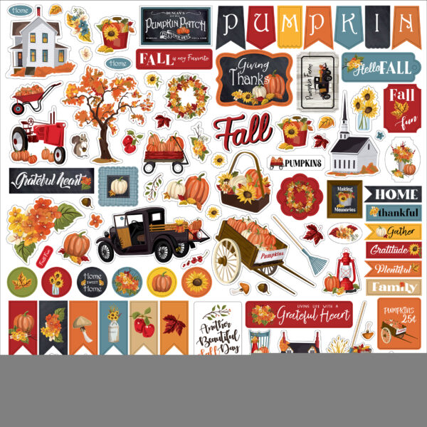 Carta Bella Fall Fun Element Sticker