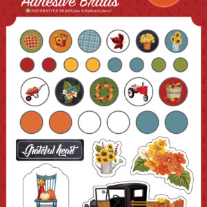 Carta Bella Fall Fun Adhesive Brads