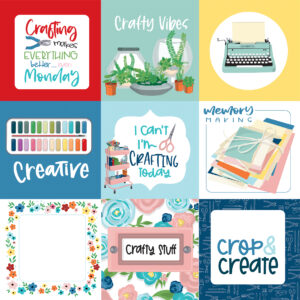 Carta Bella Happy Crafting 12X12 4X4 Journaling Cards