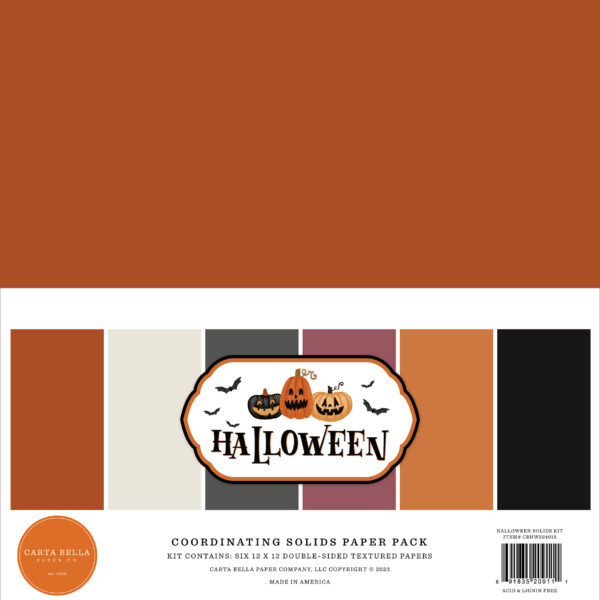 Carta Bella Halloween Solids Kit