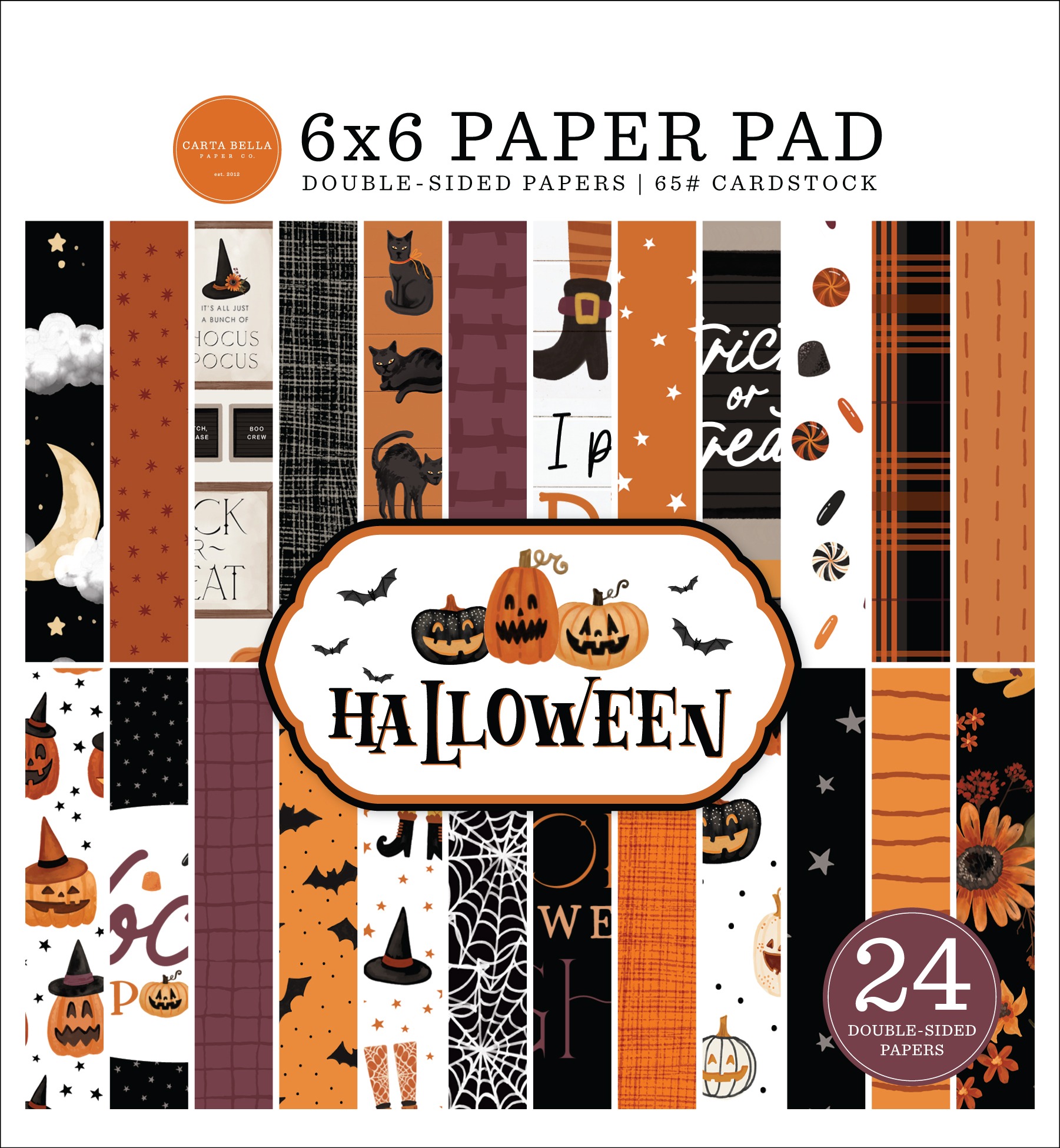 Carta Bella Halloween 6X6 Paper Pad