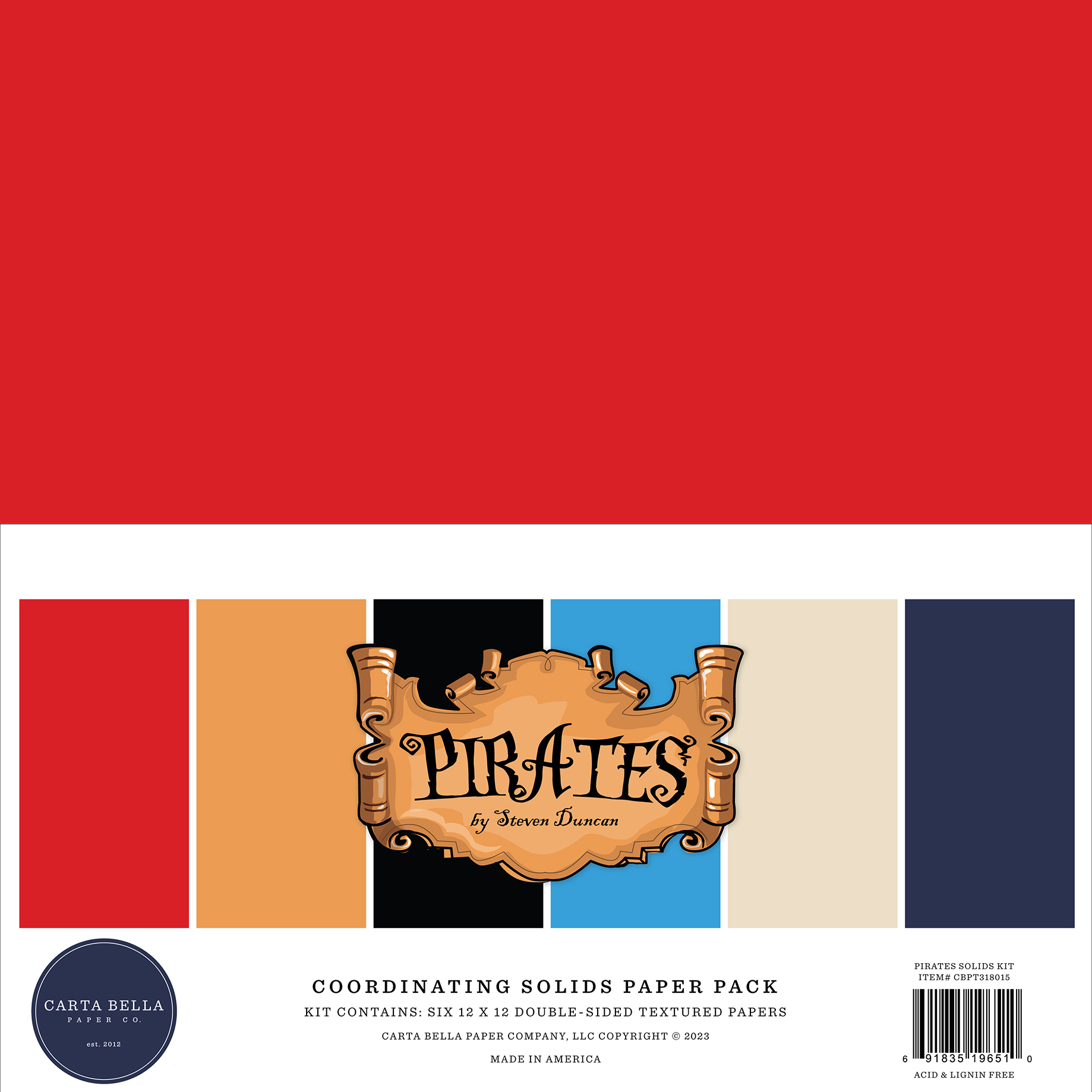 Carta Bella Pirates Solids Kit