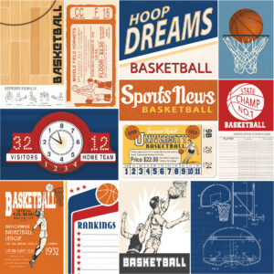 Carta Bella Slam Dunk 12X12 Multi Journaling Cards