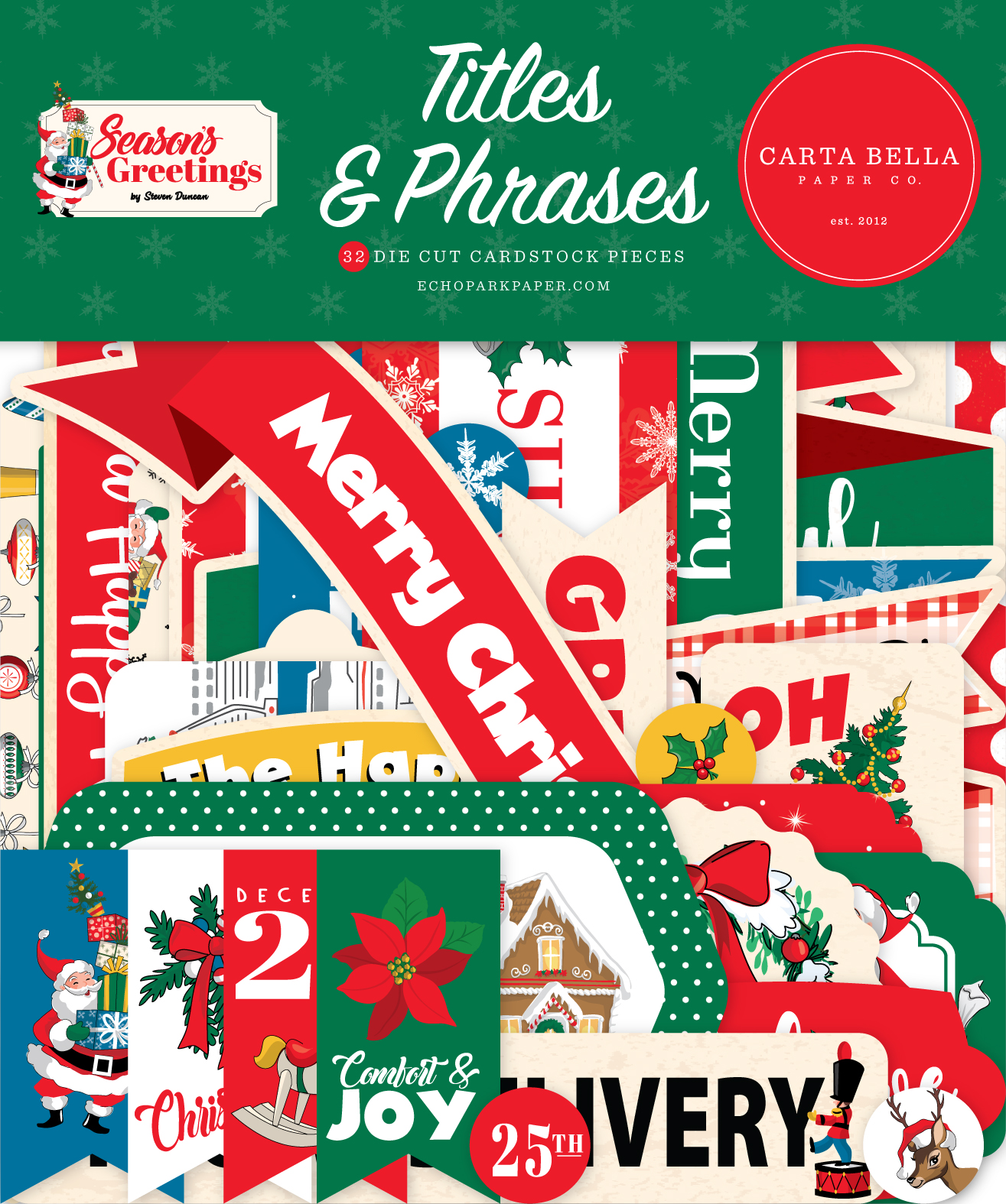 Carta Bella Season's Greetings Titles & Phrases