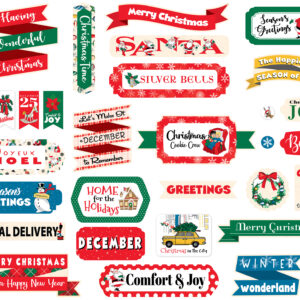 Carta Bella Season's Greetings Titles & Phrases