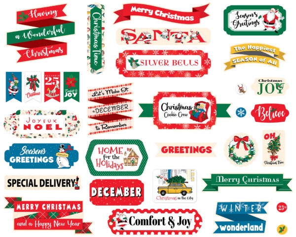 Carta Bella Season's Greetings Titles & Phrases