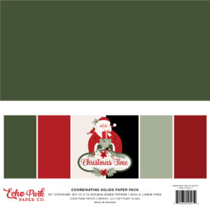 Echo Park Christmas Time Solids Kit
