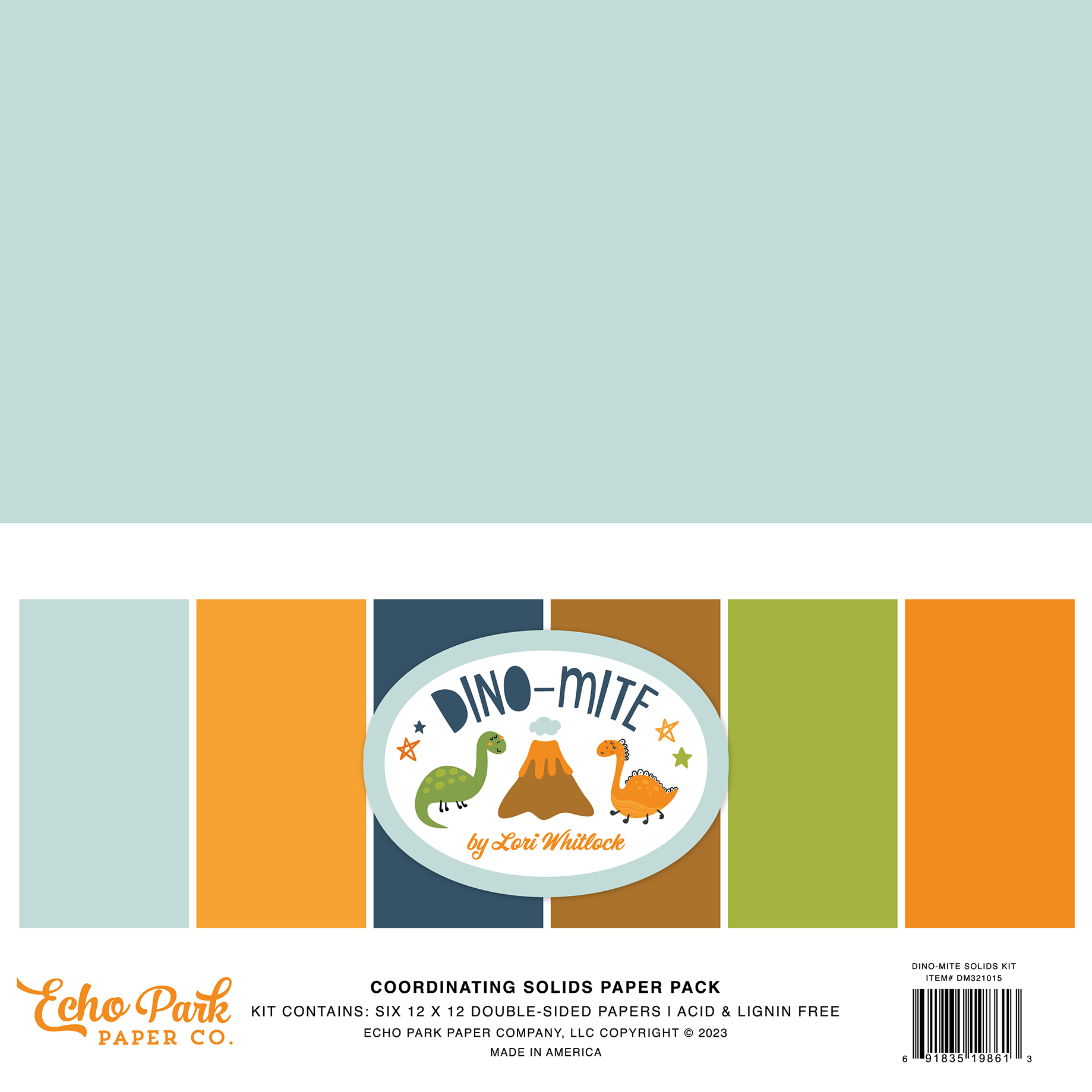 Echo Park Dino-mite Solids Kit