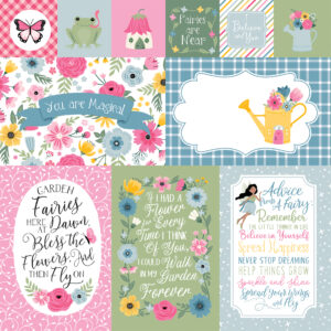 Echo Park Fairy Garden 12X12 Multi Journaling Cards