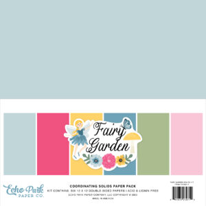 Echo Park Fairy Garden Solids Kit