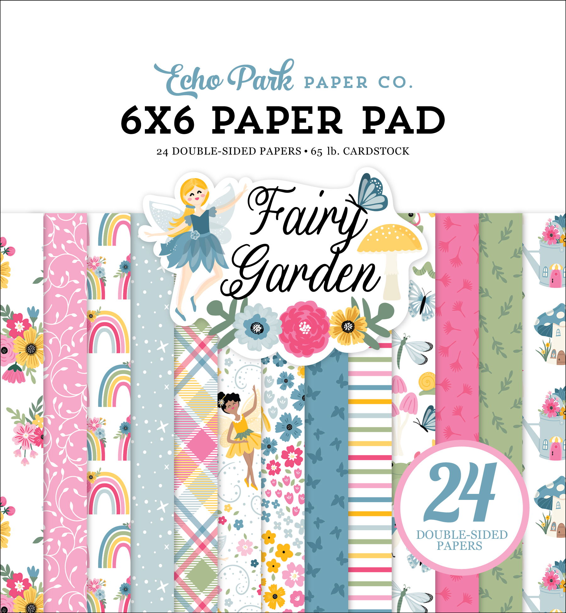 Echo Park Fairy Garden 6X6 Paper Pad