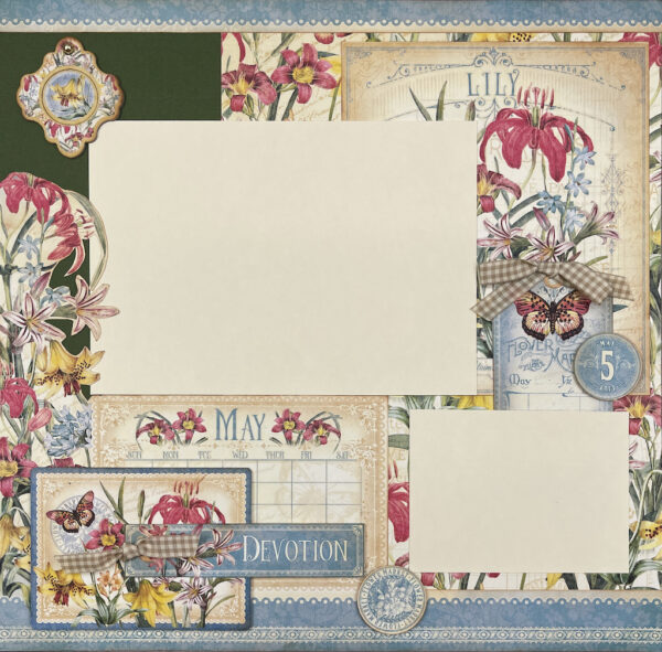 Graphic 45 Flower Market Calendar Kit