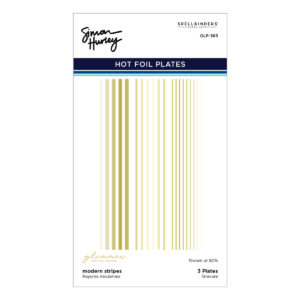 Spellbinders Foil Plate Simon Hurley Modern Stripes