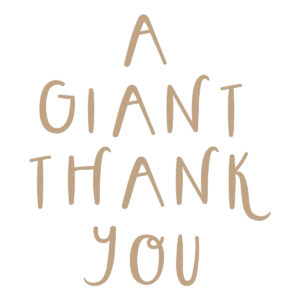 Spellbinders Foil Plate A Giant Thank You