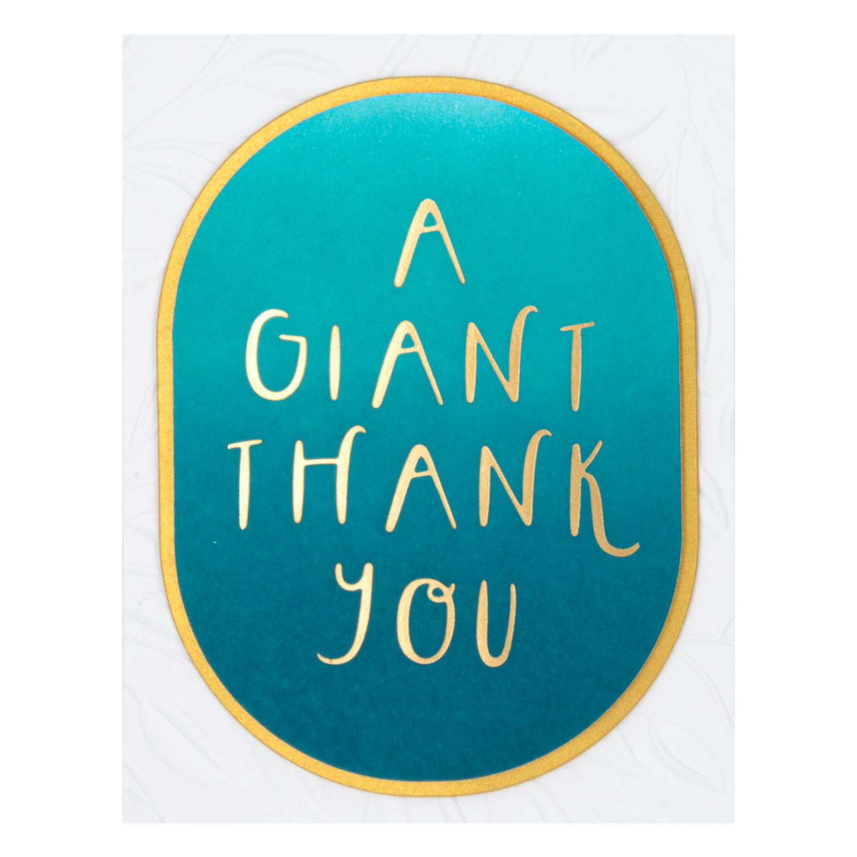 Spellbinders Foil Plate A Giant Thank You