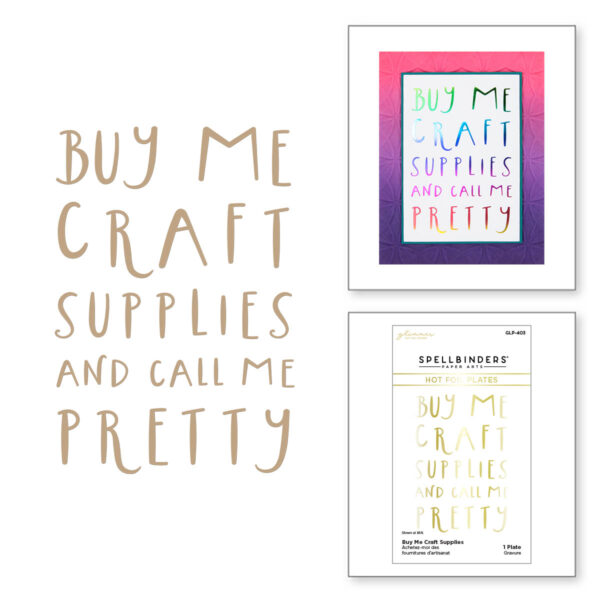 Spellbinders Foil Plate Buy Me Craft Supplies