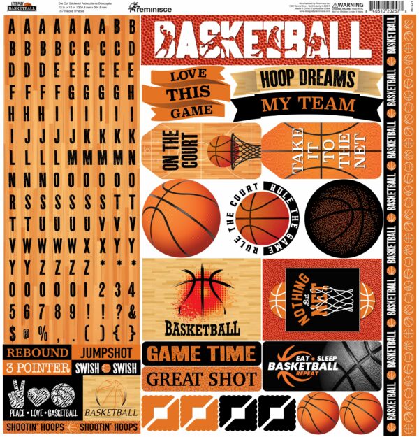 Reminicse Lets Play Basketall Sticker