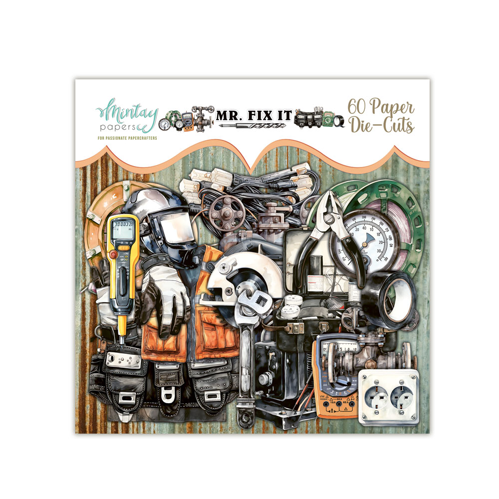 Mintay Mr. Fix It Paper Die-cuts