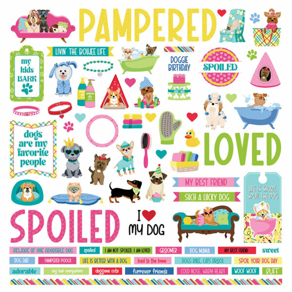 Photo Play Pampered Pooch Element Sticker