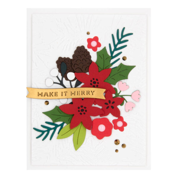 Spellbinders Die Make It Merry Floral