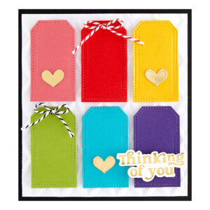 Spellbinders Dotted Tags Etched Dies