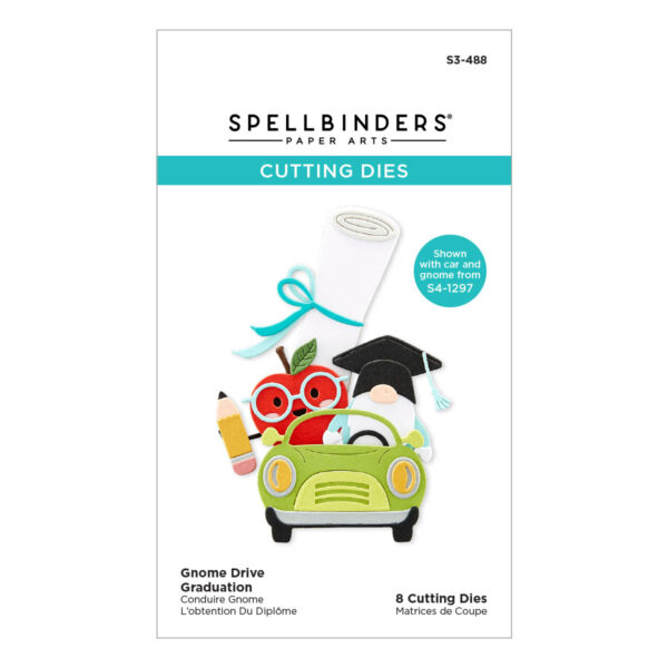 Spellbinders Die Gnome Drive Graduation