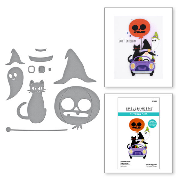 Spellbinders Die Gnome Drive Halloween