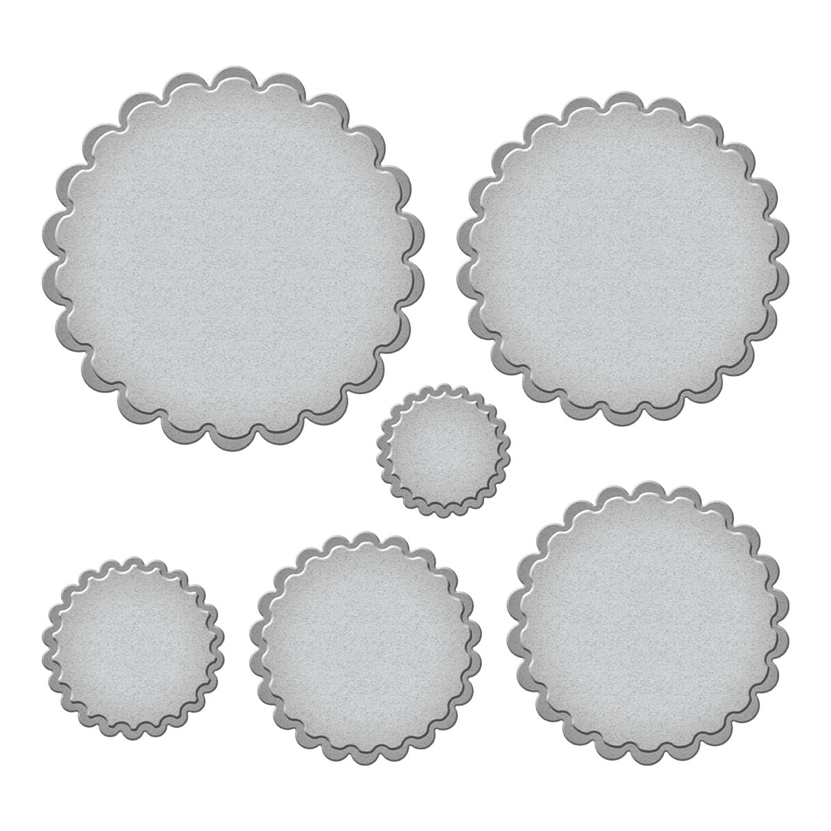 Spellbinders Classic Scalloped Circles Etched Dies