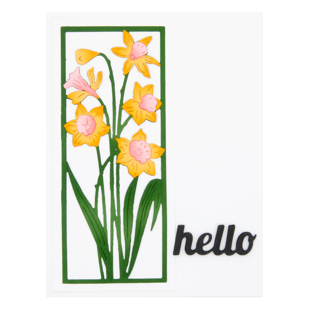 Spellbinders Die Daffodil Frame