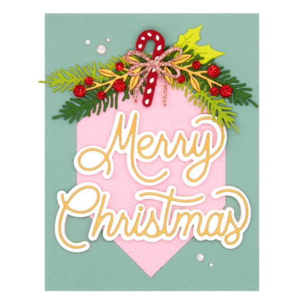 Spellbinders Die Classic Merry Christmas