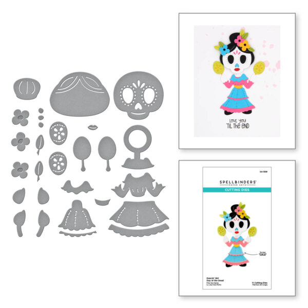 Spellbinders Die Dancin' Girl Day of the Dead