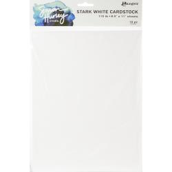 Ranger Simon Hurley Stark White Cardstock 8 1/2 X 11