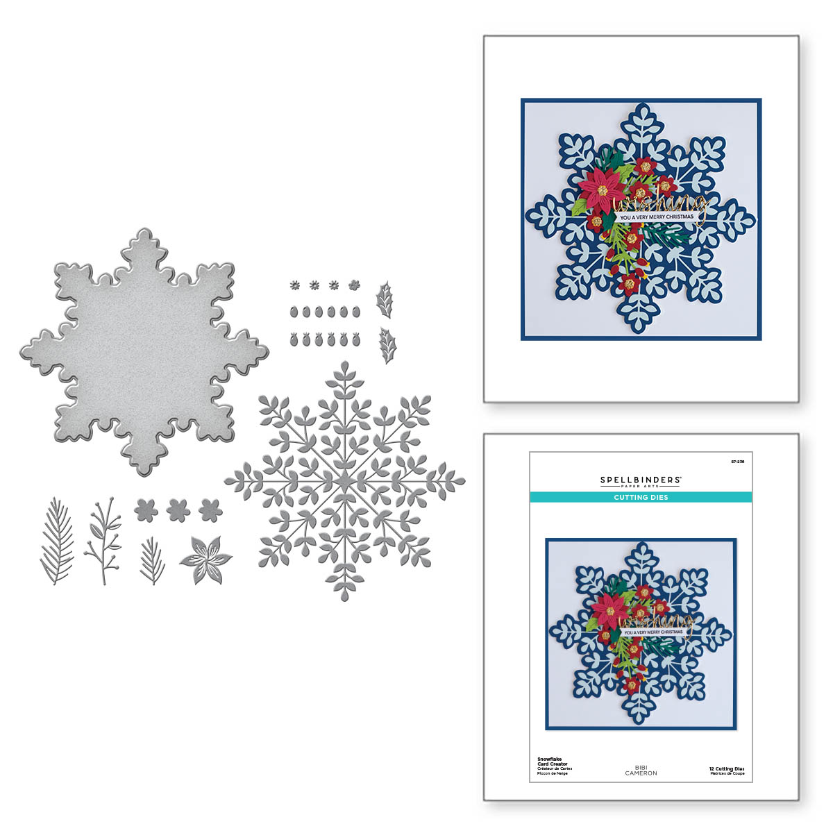 Spellbinders Die Snowflake Card Creator